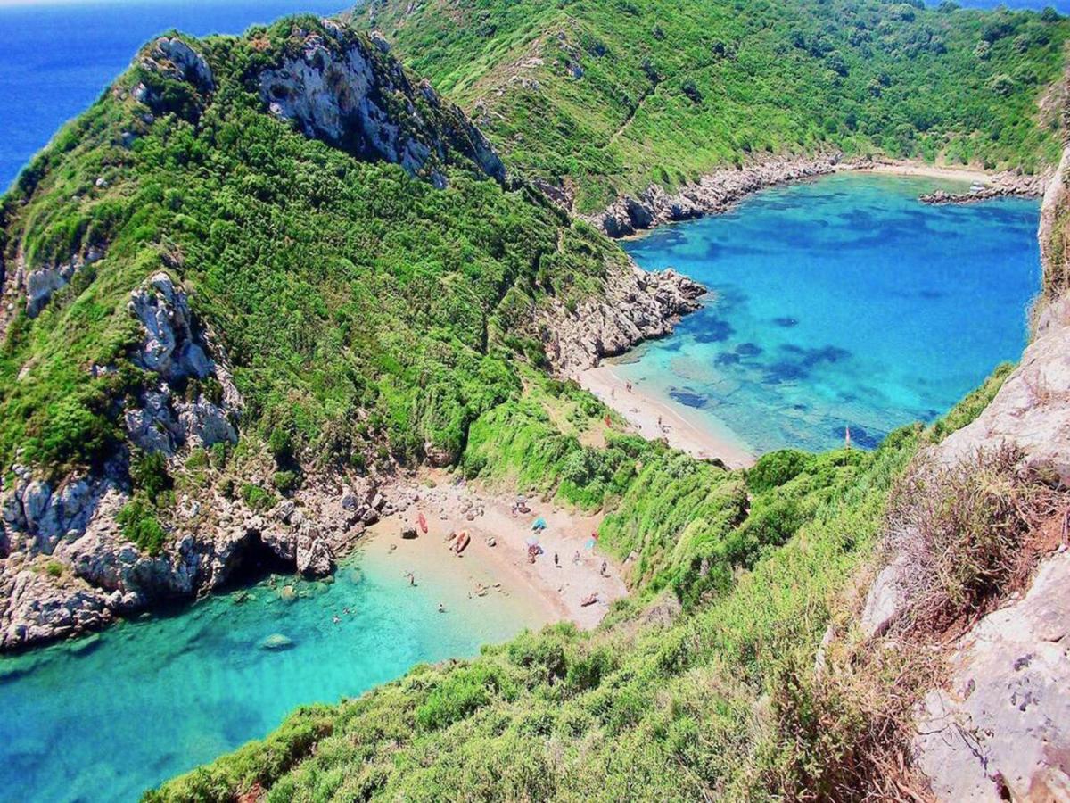 Villas Porto Kamini Afionas Corfu ภายนอก รูปภาพ