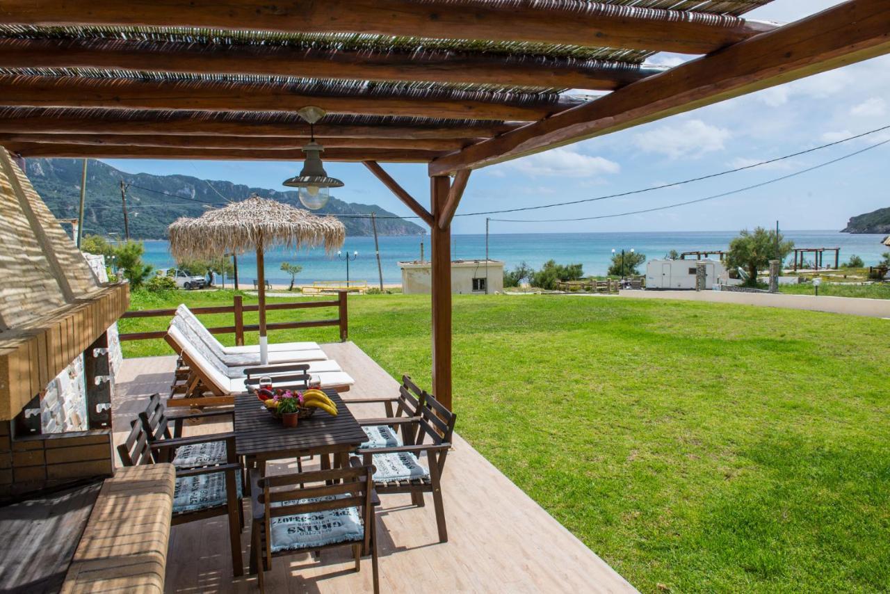 Villas Porto Kamini Afionas Corfu ภายนอก รูปภาพ